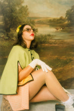 Load image into Gallery viewer, The Josephine (Lady Bugs on Green Headpiece)