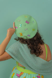 Beads & Bows Beret