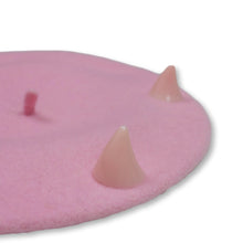 Load image into Gallery viewer, Devilish Beret in Pink