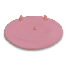 Load image into Gallery viewer, Devilish Beret in Pink