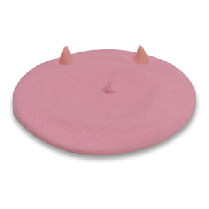 Devilish Beret in Pink