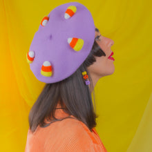 Load image into Gallery viewer, Candy Corn Beret