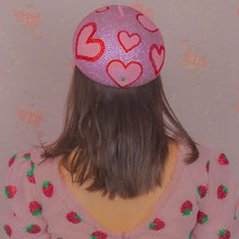 Load image into Gallery viewer, Heart of (Rhine)stone Gumdrop Hat