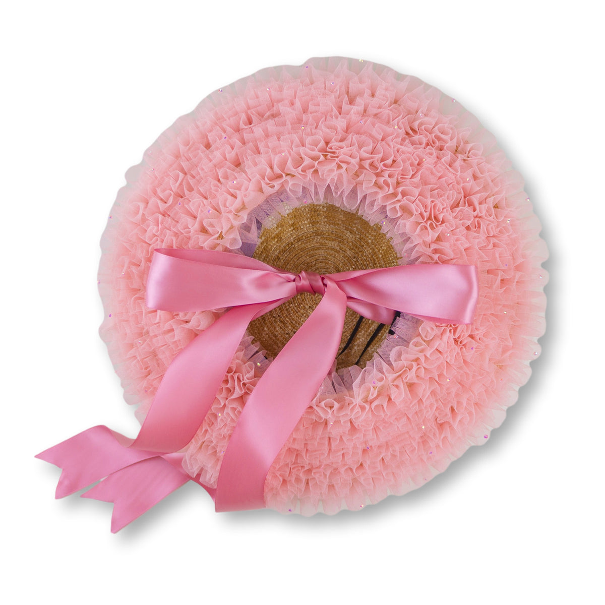Rococo Ruffle Straw Hat (Small) – Elleni the Label