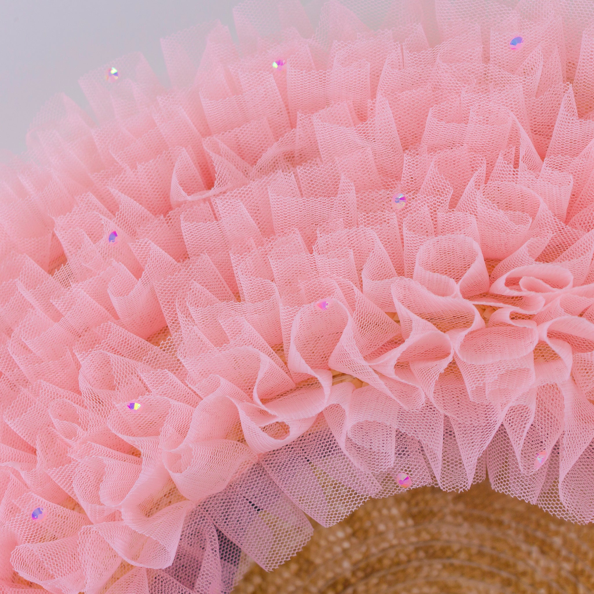 Rococo Ruffle Straw Hat (Small) – Elleni the Label