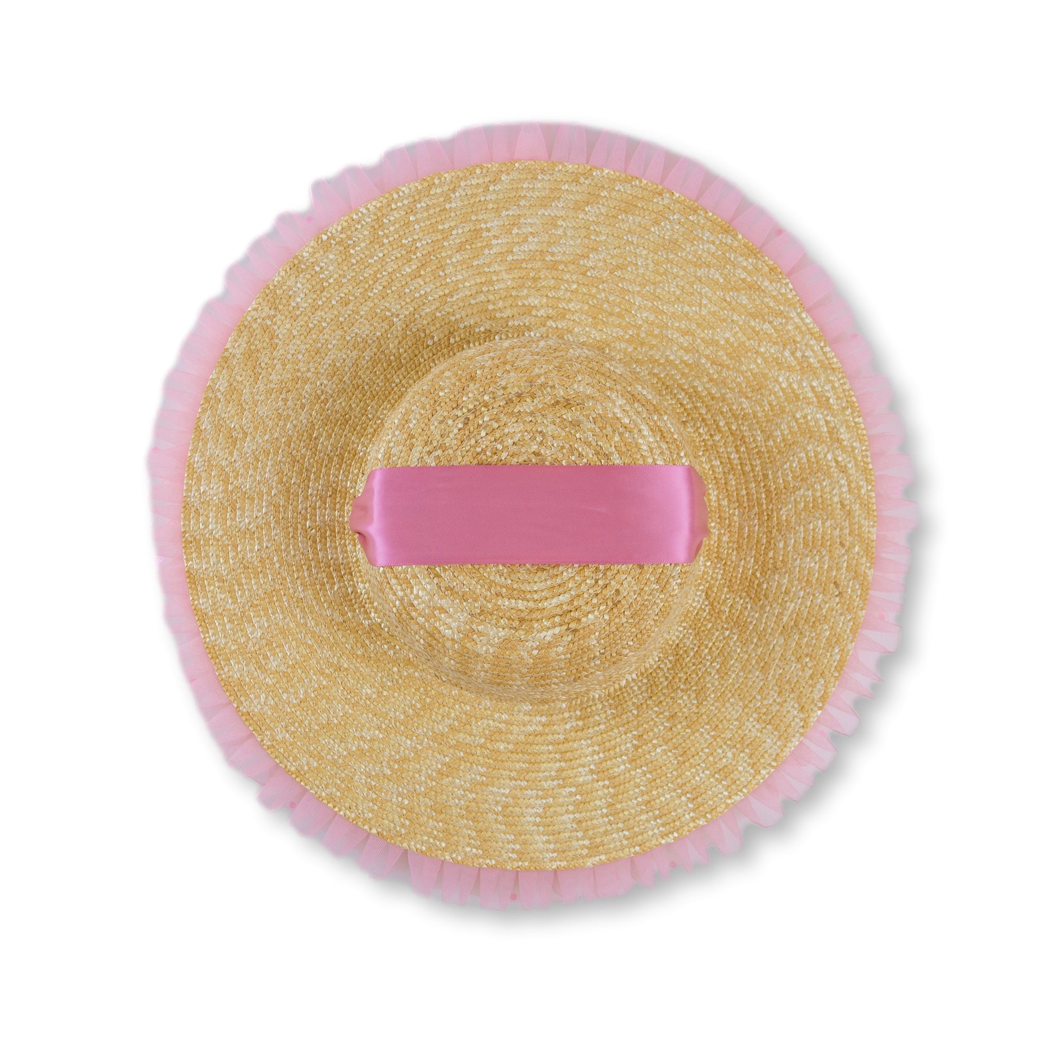 Rococo Ruffle Straw Hat (Small) – Elleni the Label