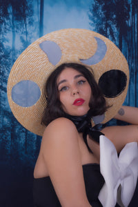 Lunar Phases Straw Hat (Large)