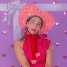 Load image into Gallery viewer, Tinsel Heart Hat (Full)