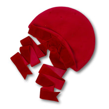 Load image into Gallery viewer, Red Velvet Beret