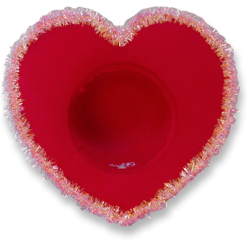 Tinsel Heart Hat (Rim)
