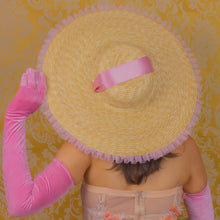 Load image into Gallery viewer, Rococo Ruffle Straw Hat (Large)