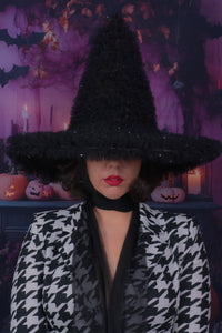 Ruffle Witch Hat (Large)