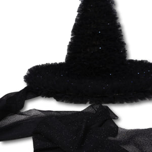 Ruffle Witch Hat (Large)