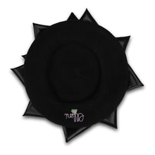 Load image into Gallery viewer, Star Bow Beret (Black)