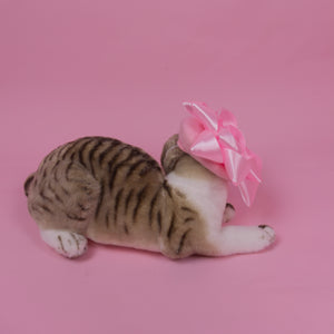 Star Bow Pet Beret in Pink