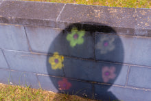 Load image into Gallery viewer, The Britney (Rainbow Daisies Straw Hat in Large)