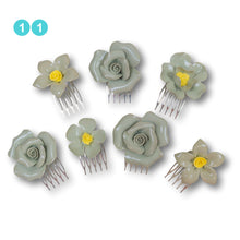 Load image into Gallery viewer, The Jayne (Ceramic Posy Comb Set)