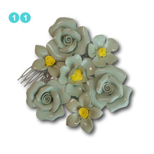 Load image into Gallery viewer, The Jayne (Ceramic Posy Comb Set)