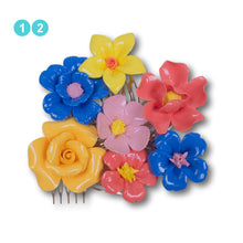 Load image into Gallery viewer, The Jayne (Ceramic Posy Comb Set)