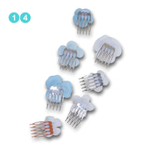 Load image into Gallery viewer, The Jayne (Ceramic Posy Comb Set)