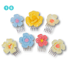 Load image into Gallery viewer, The Jayne (Ceramic Posy Comb Set)