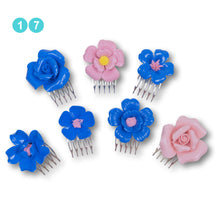 Load image into Gallery viewer, The Jayne (Ceramic Posy Comb Set)