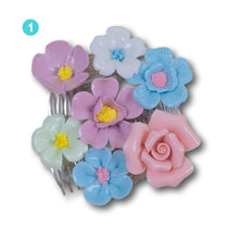 Load image into Gallery viewer, The Jayne (Ceramic Posy Comb Set)