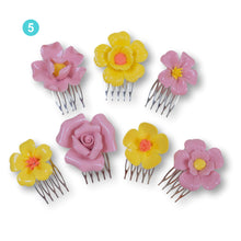 Load image into Gallery viewer, The Jayne (Ceramic Posy Comb Set)