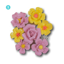 Load image into Gallery viewer, The Jayne (Ceramic Posy Comb Set)