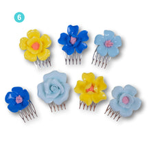 Load image into Gallery viewer, The Jayne (Ceramic Posy Comb Set)