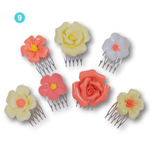 Load image into Gallery viewer, The Jayne (Ceramic Posy Comb Set)