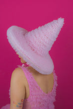 Load image into Gallery viewer, Ruffle Witch Hat in Pink (Large)