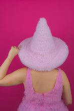 Load image into Gallery viewer, Ruffle Witch Hat in Pink (Large)
