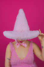 Load image into Gallery viewer, Ruffle Witch Hat in Pink (Large)