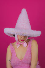 Load image into Gallery viewer, Ruffle Witch Hat in Pink (Large)