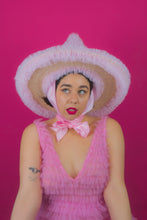 Load image into Gallery viewer, Ruffle Witch Hat in Pink (Large)