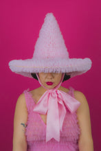 Load image into Gallery viewer, Ruffle Witch Hat in Pink (Large)