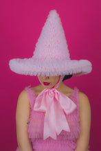 Load image into Gallery viewer, Ruffle Witch Hat in Pink (Large)