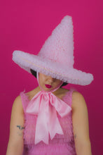 Load image into Gallery viewer, Ruffle Witch Hat in Pink (Large)