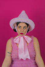 Load image into Gallery viewer, Ruffle Witch Hat in Pink (small)