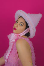 Load image into Gallery viewer, Ruffle Witch Hat in Pink (small)