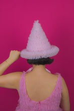 Load image into Gallery viewer, Ruffle Witch Hat in Pink (small)
