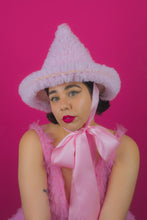 Load image into Gallery viewer, Ruffle Witch Hat in Pink (small)