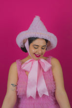 Load image into Gallery viewer, Ruffle Witch Hat in Pink (small)