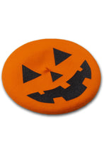 Load image into Gallery viewer, Jack-O'-Lantern Beret