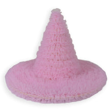 Load image into Gallery viewer, Ruffle Witch Hat in Pink (Large)