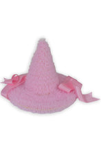 Load image into Gallery viewer, Ruffle Witch Hat in Pink (Large)