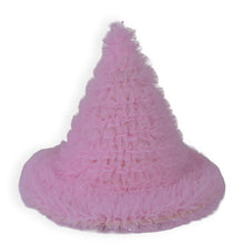 Load image into Gallery viewer, Ruffle Witch Hat in Pink (small)