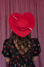 Load image into Gallery viewer, Love Struck Heart Hat in Red