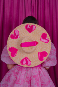 Heart on my Sleeve Straw Hat (Large)